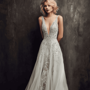 structured wedding dress